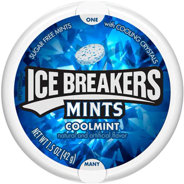 Ice Breakers Coolmint Sugar Free Mints Imported